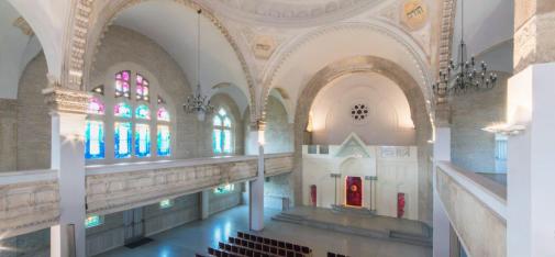 Die Synagoge in Lucenec nach der Instandsetzung
