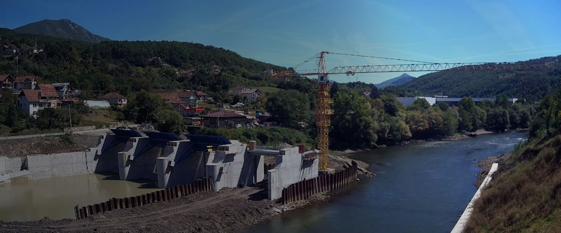 Wasserkraftwerk in Serbien
